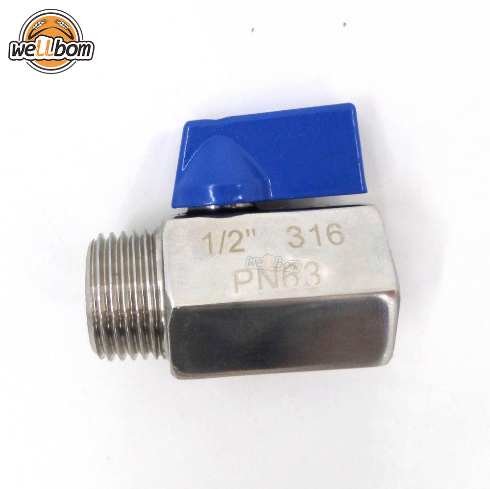 Mini Ball Valve, 1/2" MPT to 1/2"FPT, Stainless Steel 316, homebrew Hardware,Tumi - The official and most comprehensive assortment of travel, business, handbags, wallets and more.